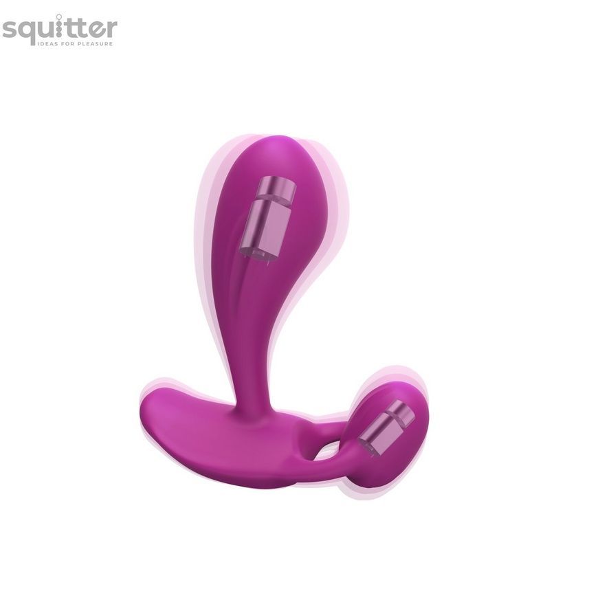 Вибратор Love To Love WITTY - SWEET ORCHID универсальный, точки G + P, пульт ДУ SO7375 - онлайн-сексшоп Сквитер