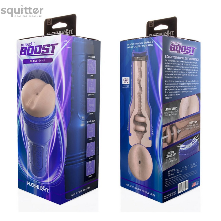 Мастурбатор Fleshlight Boost Blast Female Light Medium Flesh SO8922 фото