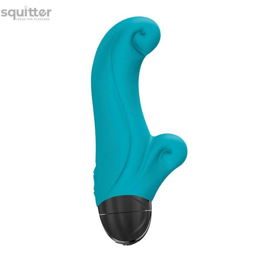 Вібратор-кролик Fun Factory OCEAN Aquamarine, для клітора та точки G, 6 режимів, на батарейках SX3711 - онлайн-сексшоп Сквітер