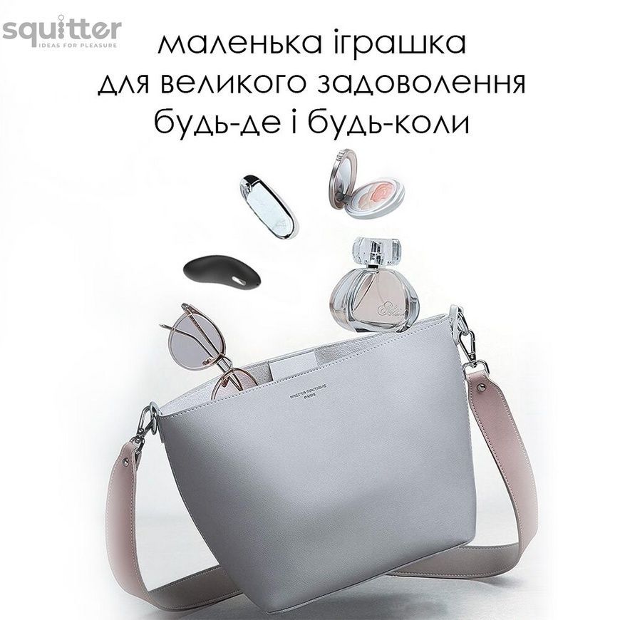 Кліторальний вібратор Svakom Echo Black SO4824 - онлайн-сексшоп Сквітер