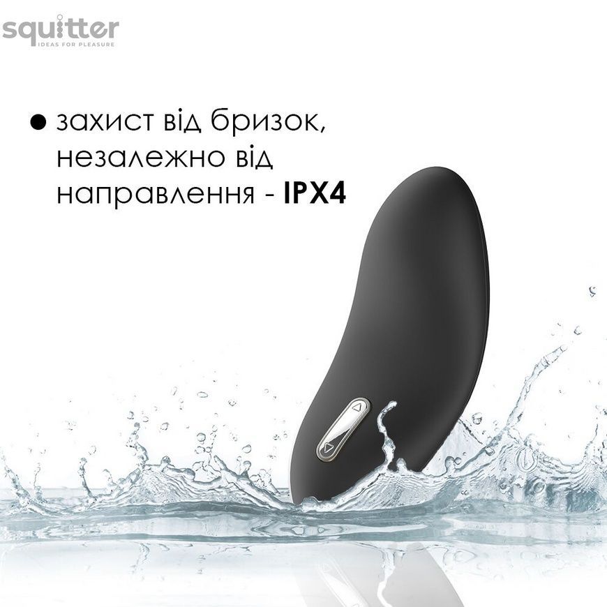 Кліторальний вібратор Svakom Echo Black SO4824 - онлайн-сексшоп Сквітер