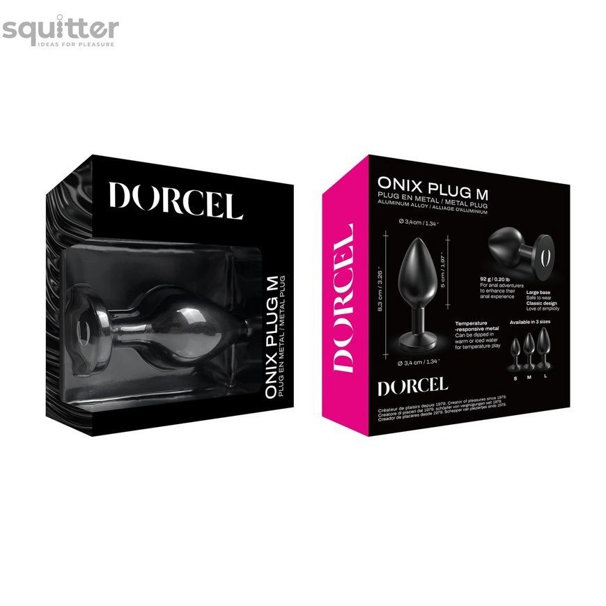 Анальна пробка Dorcel ONIX PLUG M SX1376 - онлайн-сексшоп Сквітер