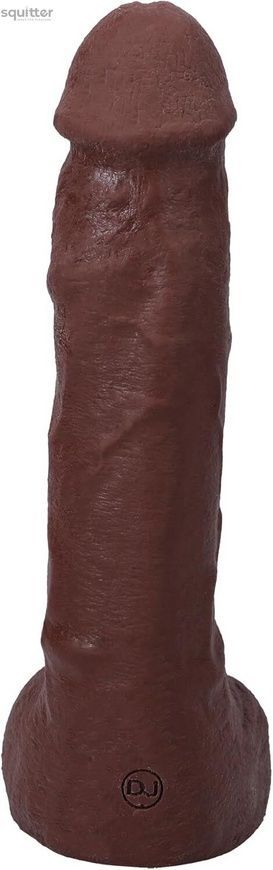 Фалоімітатор, що кінчає Doc Johnson The Realistic Cock ULTRASKYN - Squirting 9,5 Inch Chocolate SX4470 - онлайн-сексшоп Сквітер