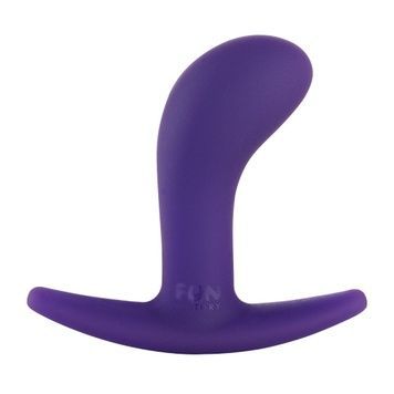 Анальна пробка Fun Factory BOOTIE S, фіолетова, діаметр 2,8 см, тонкий обмежувач SX1002 - онлайн-сексшоп Сквітер