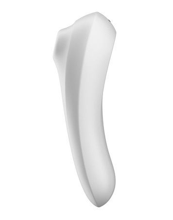Смарт вібратор і вакуумний стимулятор 2-в-1 Satisfyer Dual Pleasure White SO4105 - онлайн-сексшоп Сквітер