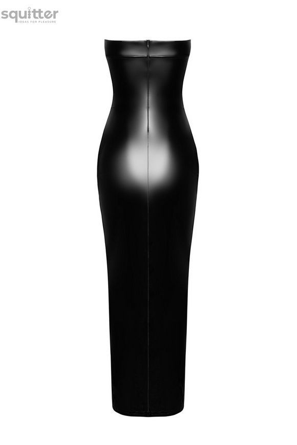 Сукня Noir Handmade F336 Powerwetlook long dress - M SX2042 - онлайн-сексшоп Сквітер