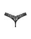 Мереживні стрінги Obsessive Donna Dream thong XL/2XL Black, низька посадка SO8641,4 - інтернет-магазин інтимних товарів Squitter