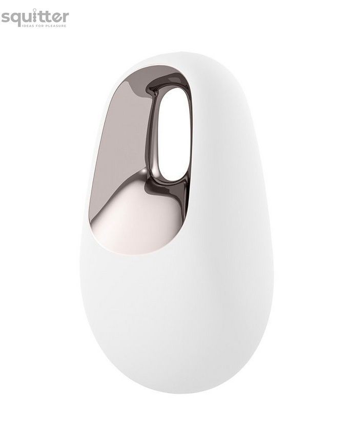 Потужний вібратор Satisfyer Lay-On - White Temptation, водонепроникний SO2867 - онлайн-сексшоп Сквітер