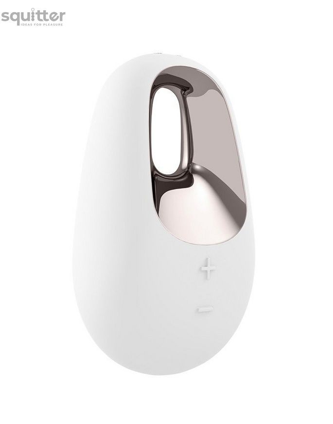 Потужний вібратор Satisfyer Lay-On - White Temptation, водонепроникний SO2867 - онлайн-сексшоп Сквітер