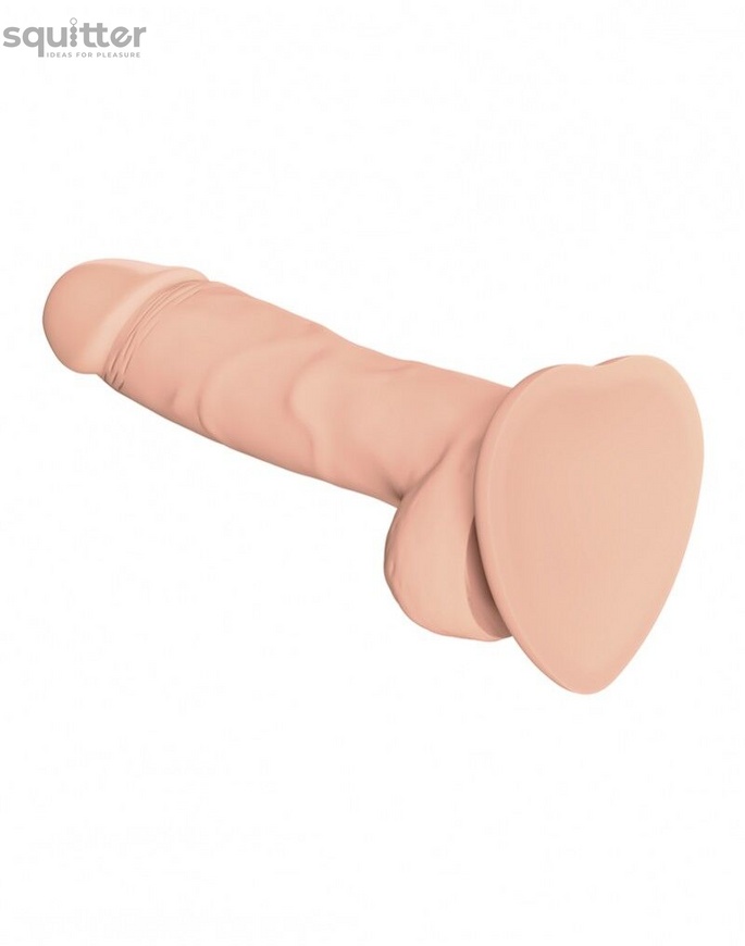 Реалістичний фалоімітатор Strap-On-Me SOFT REALISTIC DILDO Vanilla - Size S SO4518 фото