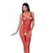Бодістокінг Passion BS069 red, комбінезон, імітація панчох і боді PBS069R,1 - інтернет-магазин інтимних товарів Squitter
