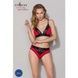 Трусики з широкою резинкою і мереживом Passion PS001 PANTIES XL, red-black SO4170,3 - інтернет-магазин інтимних товарів Squitter