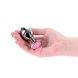 Анальна пробка NS Novelties Rear Assets - Silver - Medium - Pink Gem SX4391,2 - інтернет-магазин інтимних товарів Squitter