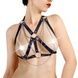 Портупея жіноча Art of Sex - Aiden Leather harness, Чорна L-2XL SO8397,2 - інтернет-магазин інтимних товарів Squitter