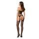 Бодістокінг Passion BS049 black, комбінезон, імітація топа, панчох і пояса PBS049B,4 - інтернет-магазин інтимних товарів Squitter