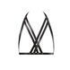 Портупея Bijoux Indiscrets MAZE &mdash; Halter Bra Harness Black SO2683,1 - інтернет-магазин інтимних товарів Squitter