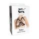 Портупея жіноча Art of Sex - Aiden Leather harness, Чорна L-2XL SO8397,4 - інтернет-магазин інтимних товарів Squitter