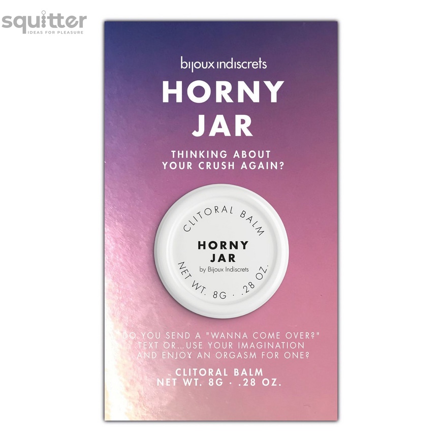 Бальзам для клитора Bijoux Indiscrets Horny Jar (Дрожи от удовольствия), разогревающий SO2915 фото