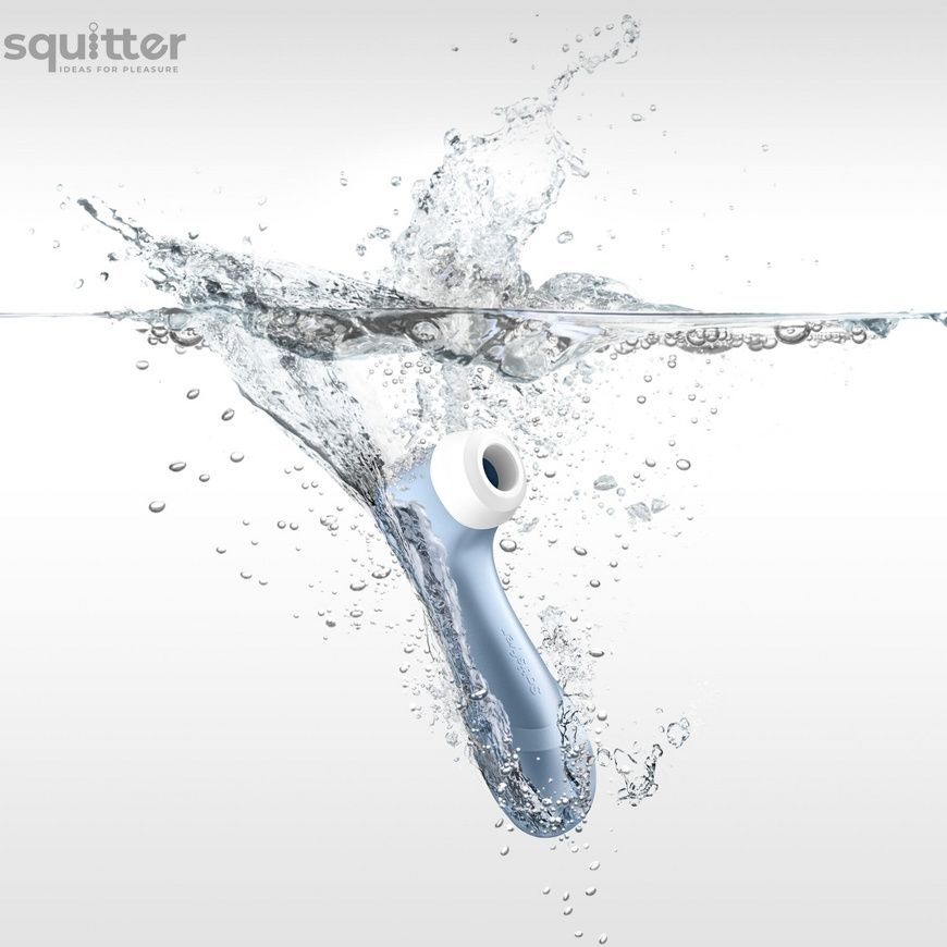 Вакуумный клиторальный стимулятор Satisfyer Pro 2 Blue SO6288 - онлайн-сексшоп Сквитер