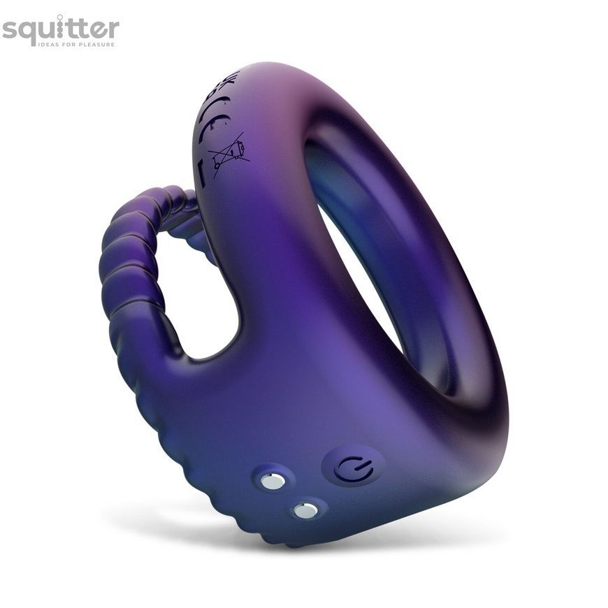 Ерекційне віброкільце Hueman - Jupiter Vibrating Cock and Ball Ring SX3897 - онлайн-сексшоп Сквітер