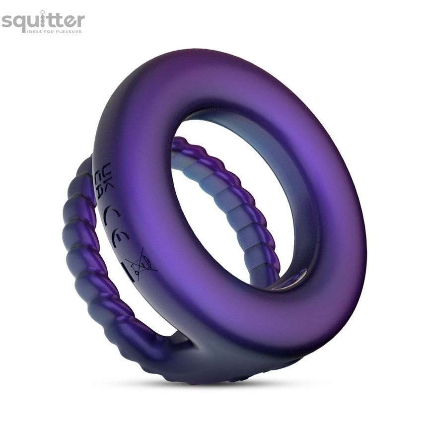 Ерекційне віброкільце Hueman - Jupiter Vibrating Cock and Ball Ring SX3897 - онлайн-сексшоп Сквітер