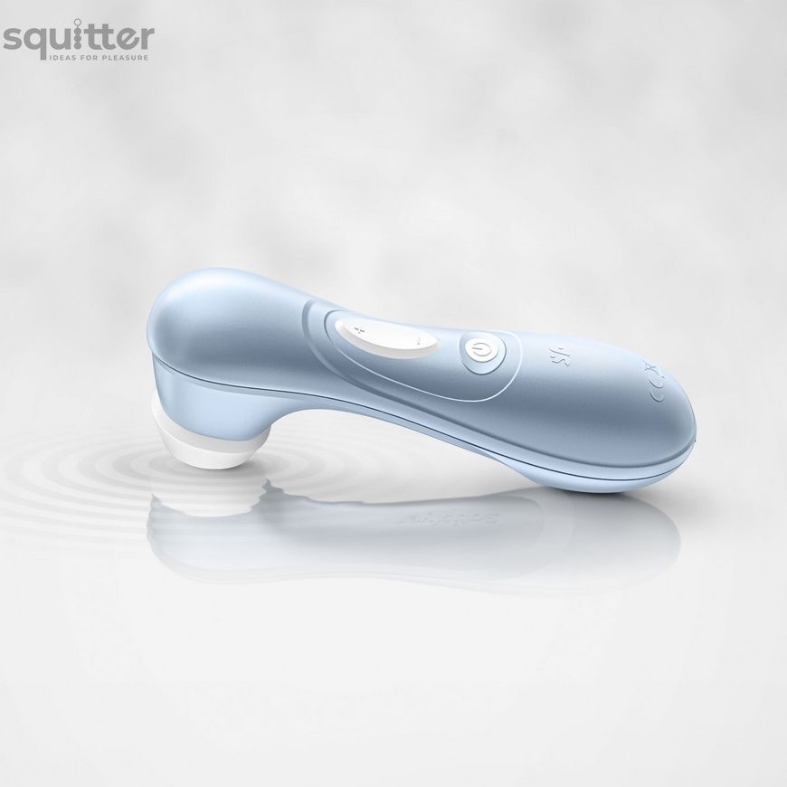Вакуумный клиторальный стимулятор Satisfyer Pro 2 Blue SO6288 - онлайн-сексшоп Сквитер