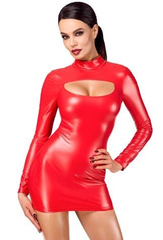 Платье Noir Handmade F367 Bombshell Bodycon Dress Red S SX4089 - онлайн-сексшоп Сквитер