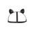 Маска кішечки Bijoux Indiscrets MAZE - Cat Ears Headpiece Black, екошкіра SO2684 - онлайн-сексшоп Сквітер