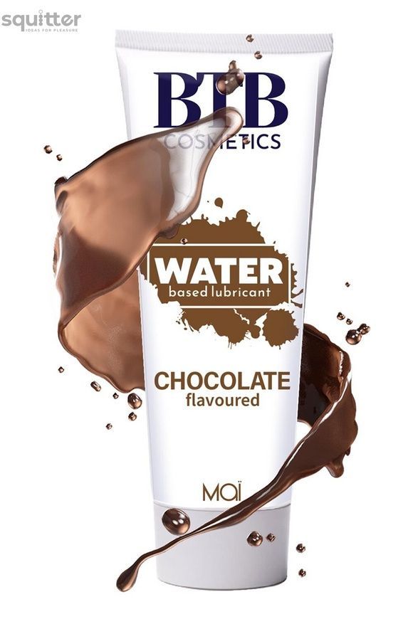 Смазка на водной основе BTB FLAVORED CHOCOLAT с ароматом шоколада (100 мл) SO7534 - онлайн-сексшоп Сквитер