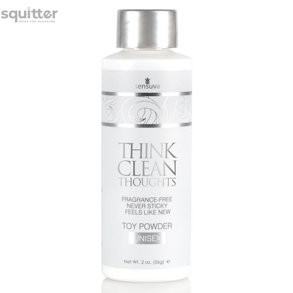 Пудра для ухода за игрушками Sensuva Think Clean Thoughts Toy Powder (56 г) SO4467 фото