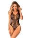 Бодістокінг з вирізами Obsessive B138 teddy S/M/L, black, з доступом SO7685,1 - інтернет-магазин інтимних товарів Squitter