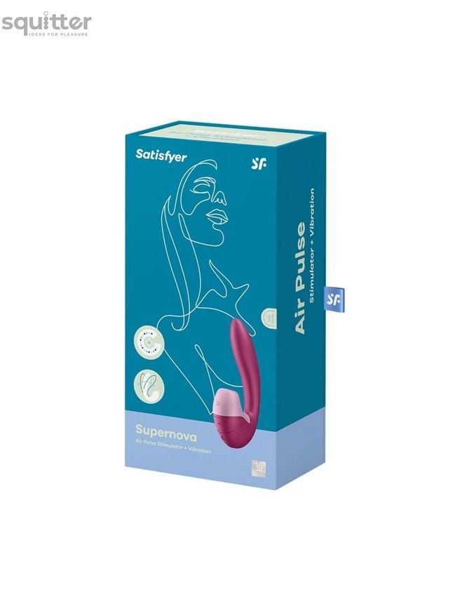 Вакуумний вібратор Satisfyer Supernova Berry, 2 положення ствола SO6110 - онлайн-сексшоп Сквітер