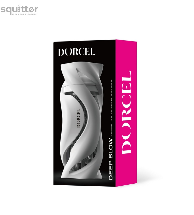 Мастурбатор Dorcel DEEP BLOW WHITE, подвійне використання SO7377 фото