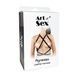 Портупея жіноча Art of Sex - Agnessa Leather harness, Чорний XS-M SO8398,4 - інтернет-магазин інтимних товарів Squitter