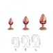 Металлическая анальная пробка с украшением в виде кристалла Dorcel - Diamond Plug Rose Gold L SO5530 фото 7