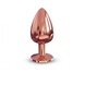 Металлическая анальная пробка с украшением в виде кристалла Dorcel - Diamond Plug Rose Gold L SO5530 фото 2