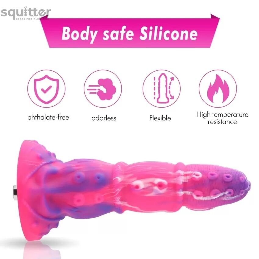 Силіконовий дилдо Hismith Silicone Tentacle Dildo Monster Series SO9964 фото