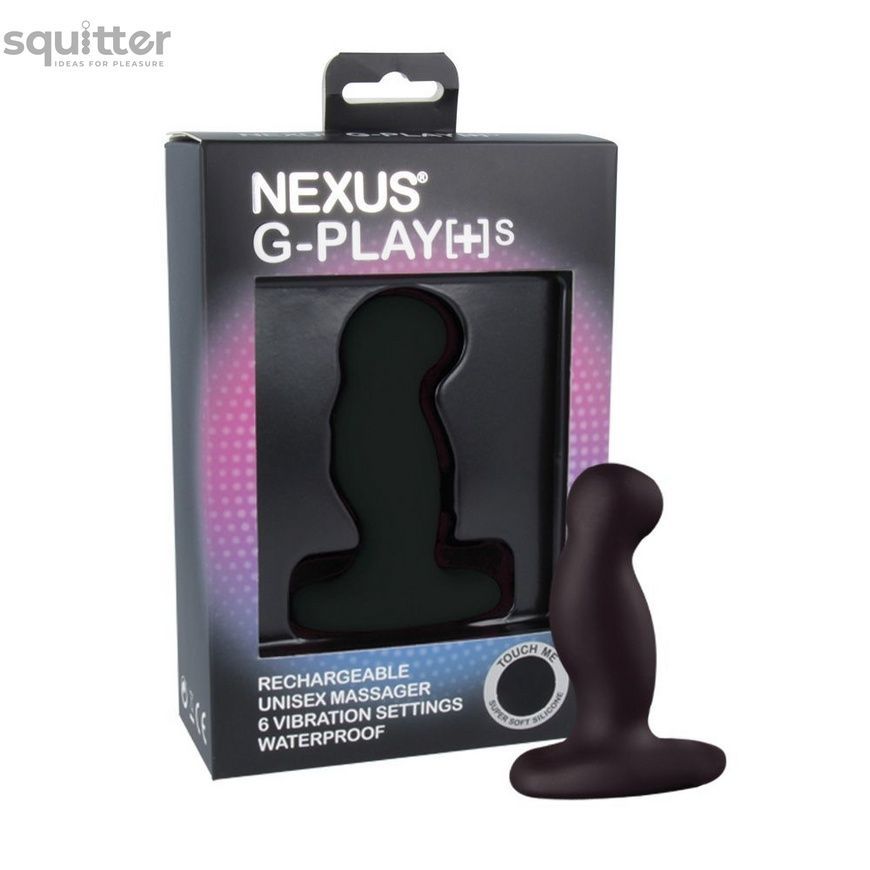 Вібромасажер простати Nexus G-Play Plus S Black, макс. діаметр 2,3 см, перезаряджуваний GPS001 - онлайн-сексшоп Сквітер