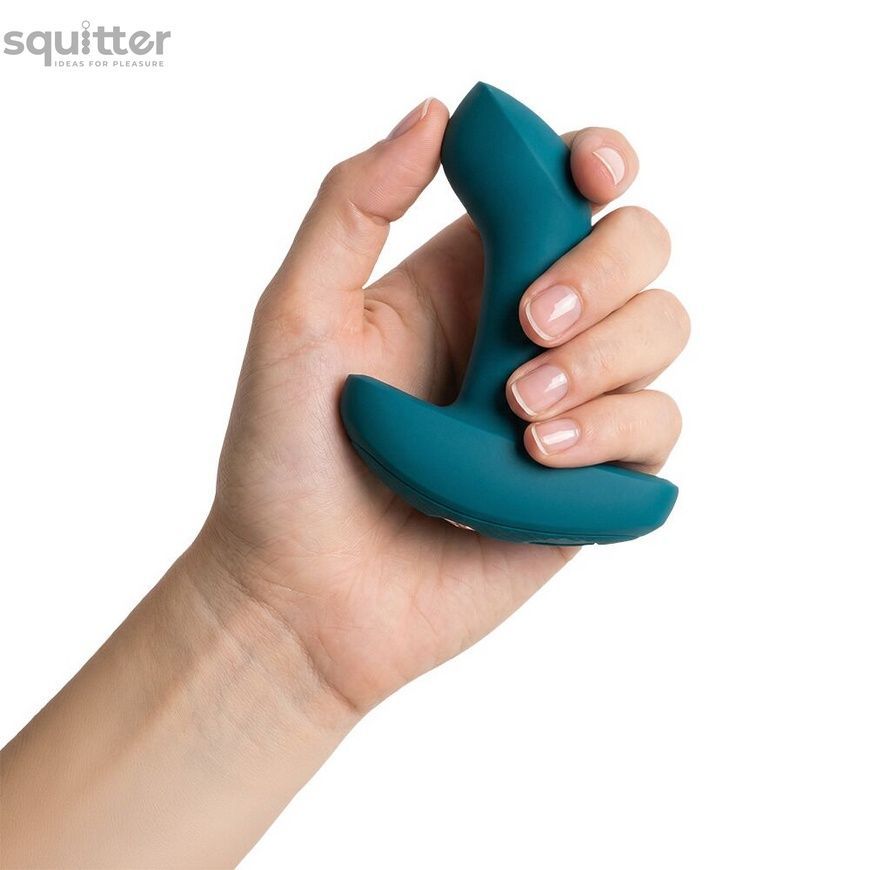 Анальна пробка Fun Factory Bootie Vibe Bottle Green SX3713 - онлайн-сексшоп Сквітер
