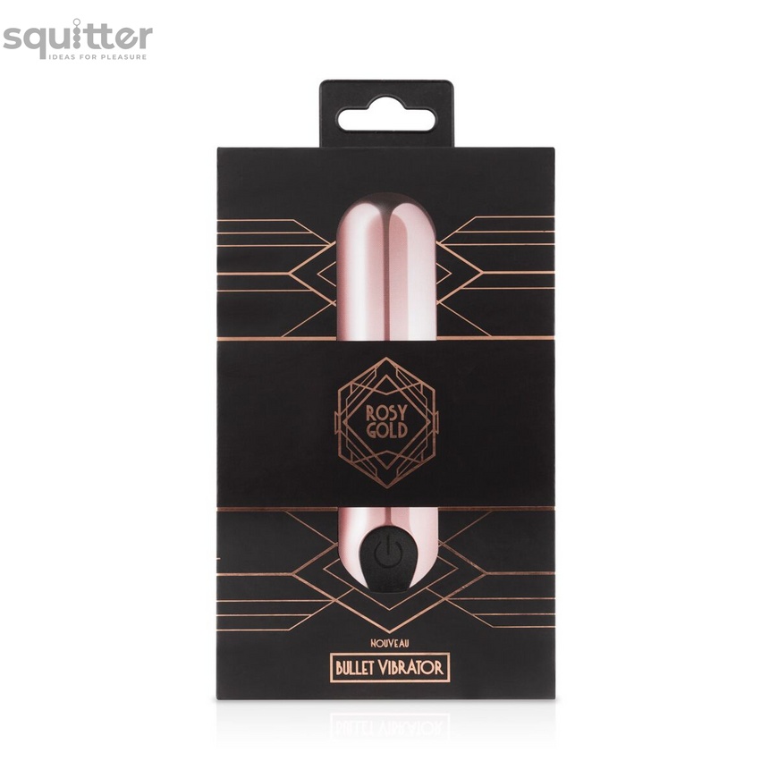 Віброкуля Rosy Gold — Nouveau Bullet Vibrator, перезаряджається SO4593 фото