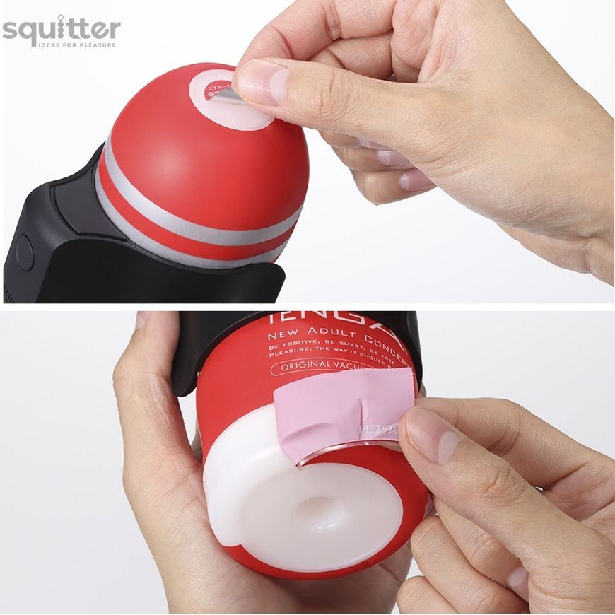 Вібронасадка Tenga CUP VIBRATOR, 7 режимів, 2 мастурбатори в комплекті SX2290 - онлайн-сексшоп Сквітер