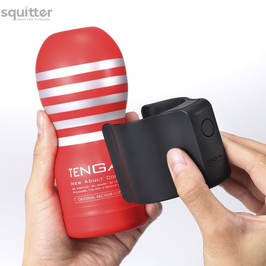 Вібронасадка Tenga CUP VIBRATOR, 7 режимів, 2 мастурбатори в комплекті SX2290 - онлайн-сексшоп Сквітер