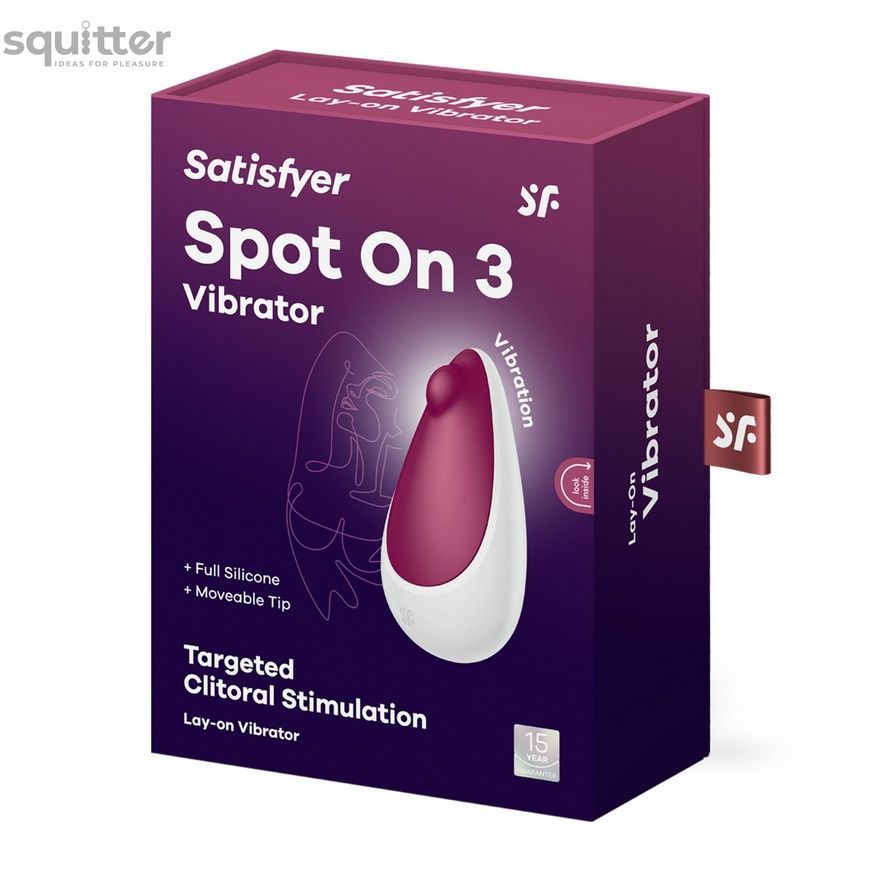 Вібратор Satisfyer Spot On 3 Berry, компактний та потужний, 12 режимів SX2177 - онлайн-сексшоп Сквітер