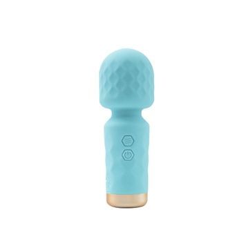 Вібромасажер M&rsquo;Lady Mini Vibrating Wand Teal SX3146 - онлайн-сексшоп Сквітер