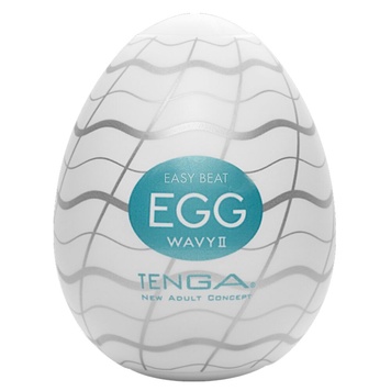 Мастурбатор-яйцо Tenga Egg Wavy II с двойным волнистым рельефом SO5487 фото