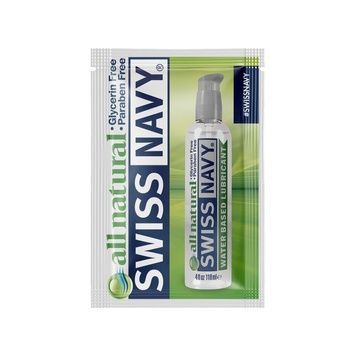 Пробник лубриканта для чувствительной кожи Swiss Navy All Natural 5 мл SO5733 - онлайн-сексшоп Сквитер