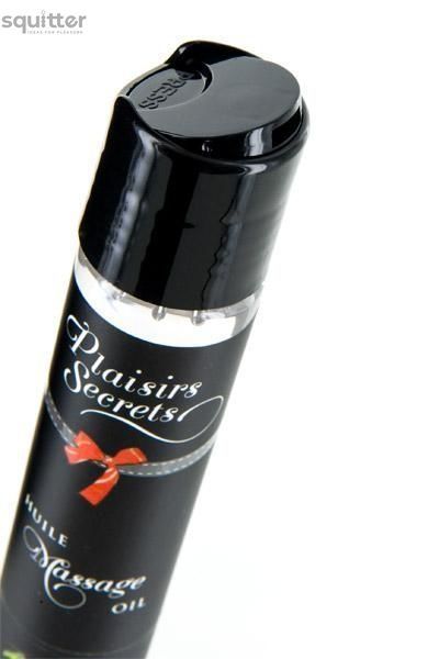 Масажна олія Plaisirs Secrets Exotic Fruits (59мл) з афродизіаками їстівна, подарункове паковання SO1839 - онлайн-сексшоп Сквітер
