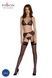 Комплект з відкритим доступом Passion DELIENA SET XXL/XXXL black, ліф, стрінги, пояс для панчіх SO8423,5 - інтернет-магазин інтимних товарів Squitter