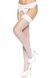 Панчохи-сітка для кріплення на пояс Leg Avenue Nylon Fishnet Thigh Highs One size, White SO7965,4 - інтернет-магазин інтимних товарів Squitter