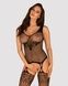 Бодистокинг Obsessive Bodystocking G323 XL/XXL black, рисунок пчелы и бабочкиSO7244,1 - интернет-магазин интимных товаров Squitter